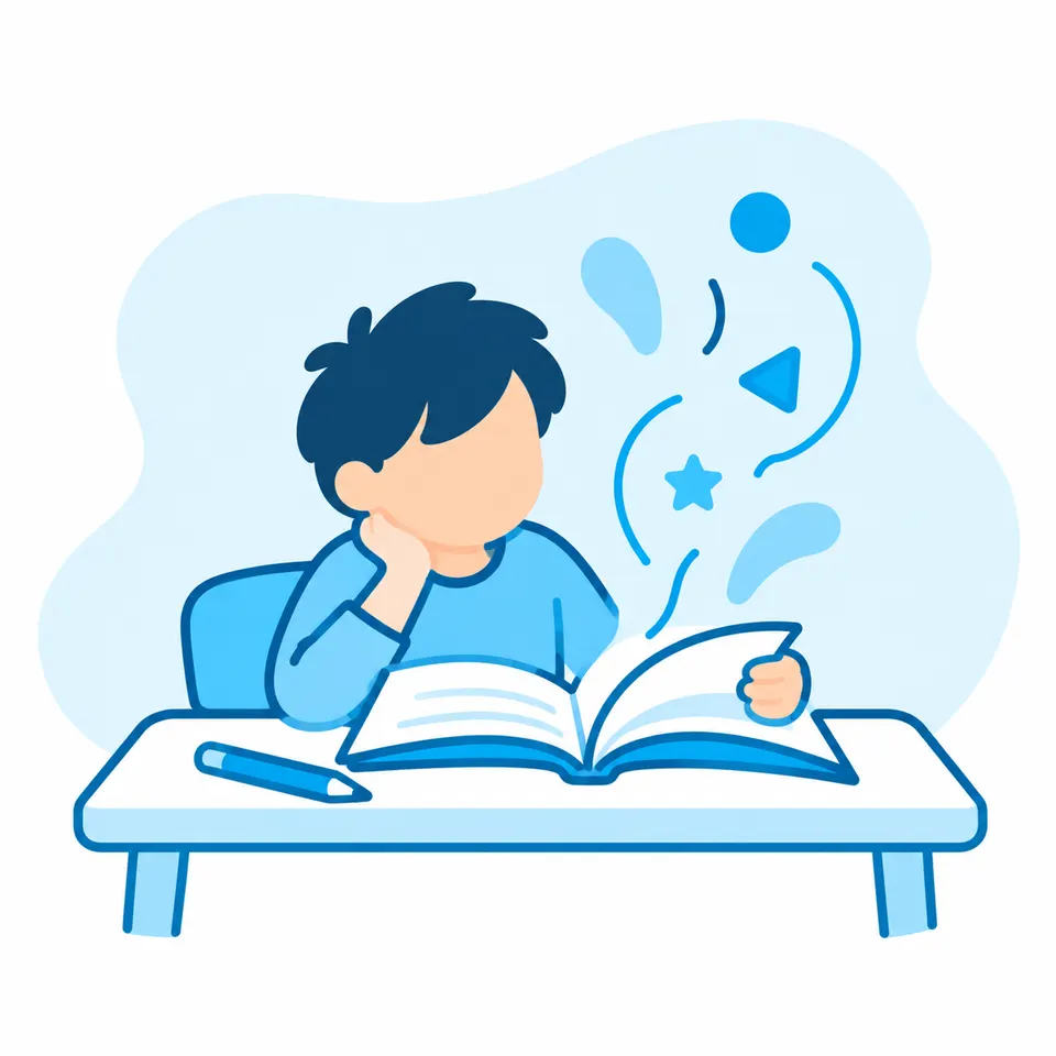 Ilustración del área de aprendizaje y lectoescritura