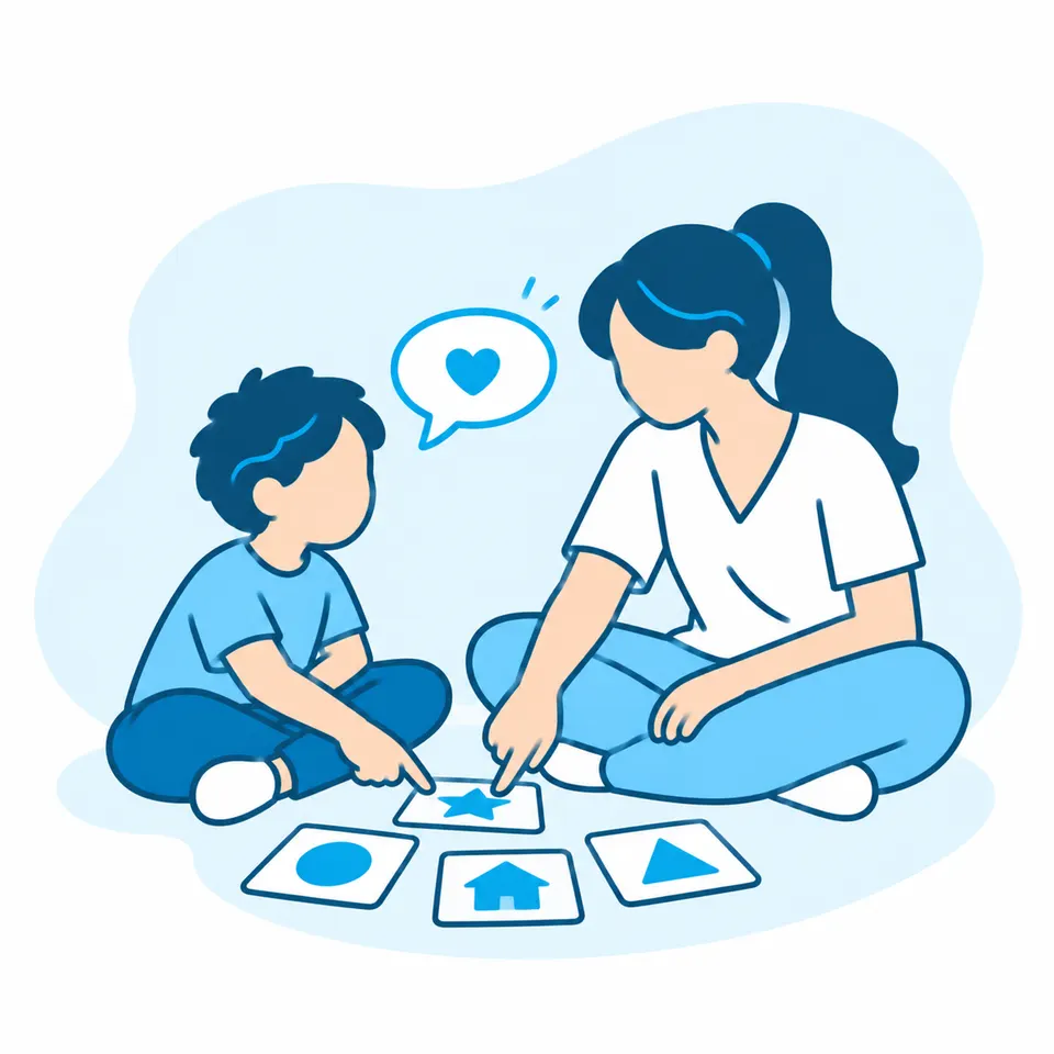 Ilustración del área de comunicación y neurodesarrollo